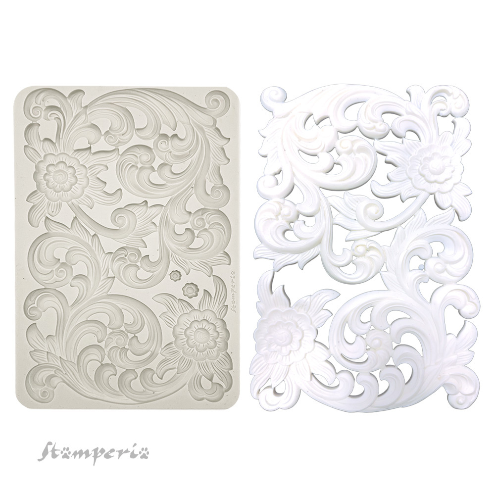 Stamperia Big silicon mould A4 - Friezes