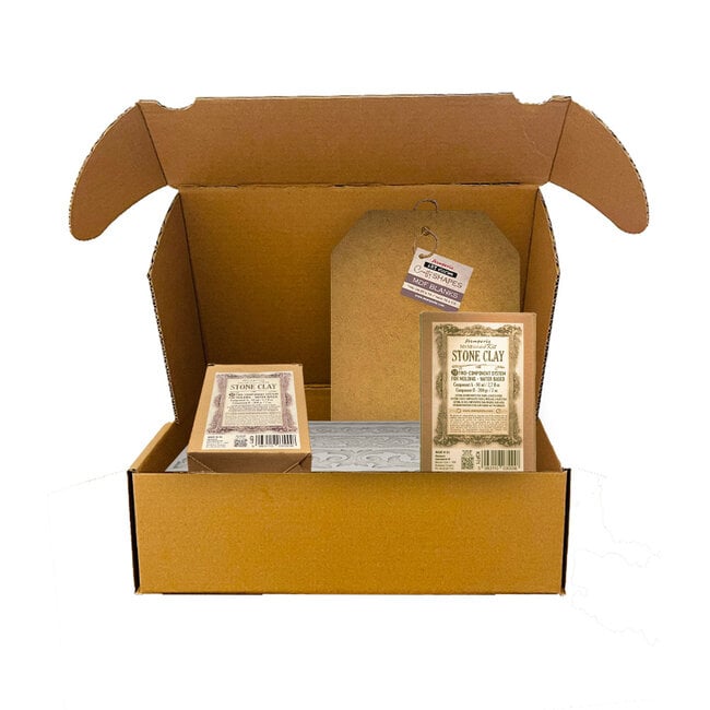 Stamperia Crafty & Shape kit 7 pcs (4 moulds + 2 K3P71+KLMS57)