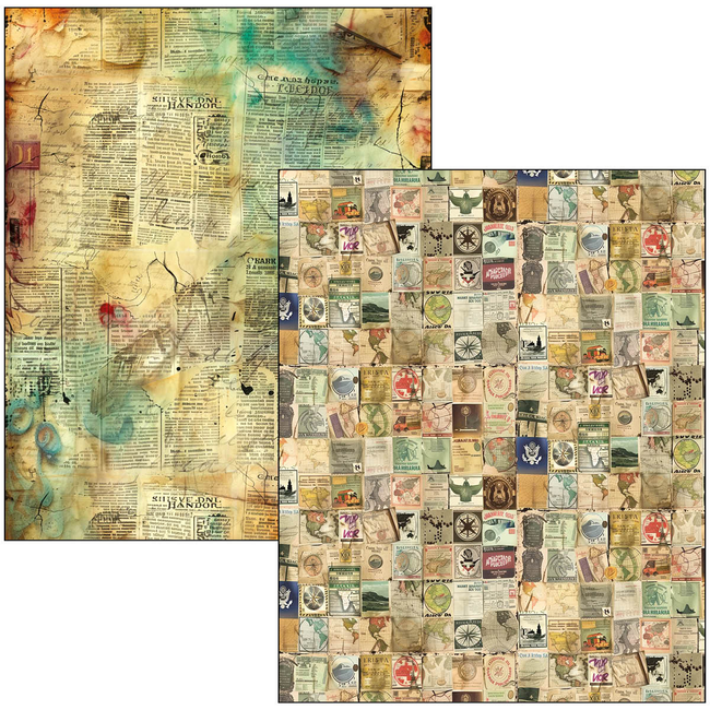 Ciao Bella MIXED MEDIA BOOK JOURNEY AHEAD A4 MAXI