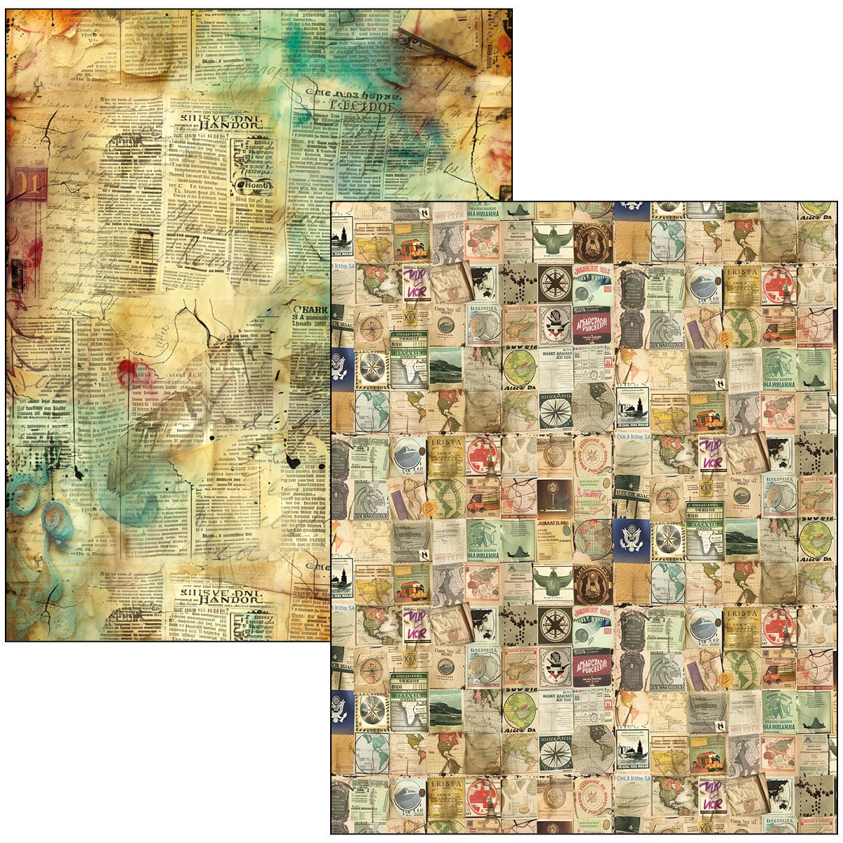 Ciao Bella MIXED MEDIA BOOK JOURNEY AHEAD A4 MAXI