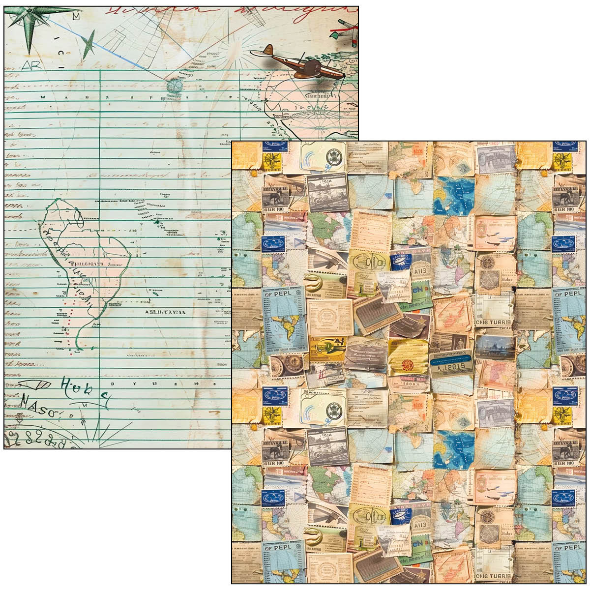 Ciao Bella MIXED MEDIA BOOK JOURNEY AHEAD A4 MAXI