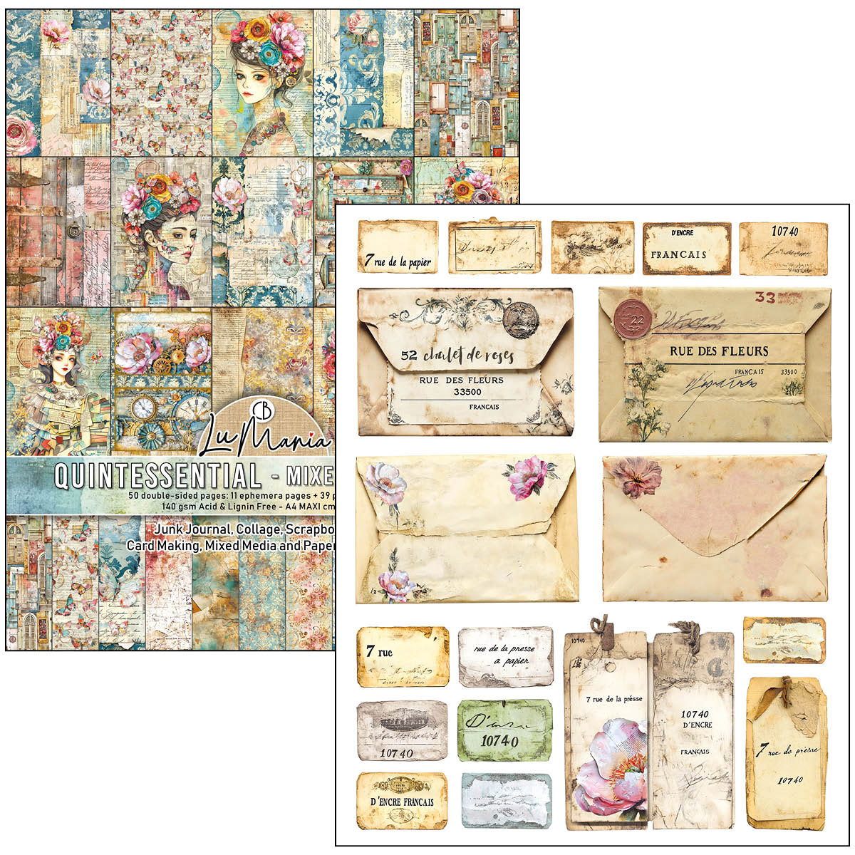 Ciao Bella MIXED MEDIA BOOK QUINTESSENTIAL A4 MAXI