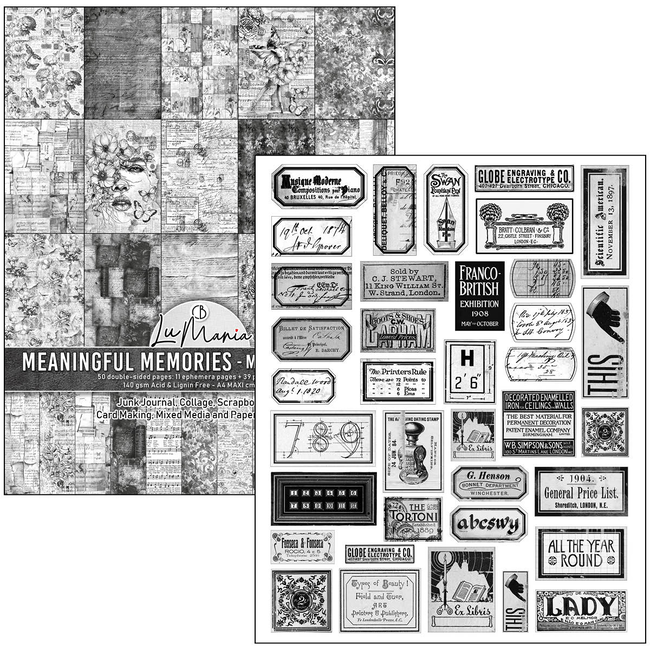 Ciao Bella MIXED MEDIA BOOK MEANINGFUL MEMORIES A4 MAXI