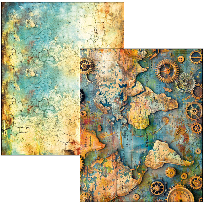 Ciao Bella MIXED MEDIA BOOK PAST TIME A4 MAXI