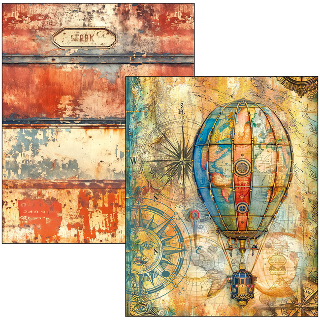 Ciao Bella MIXED MEDIA BOOK PAST TIME A4 MAXI