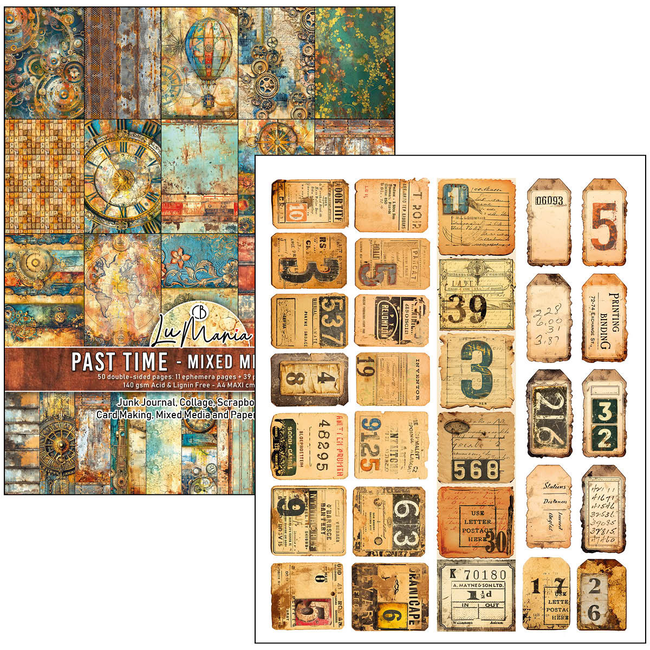 Ciao Bella MIXED MEDIA BOOK PAST TIME A4 MAXI