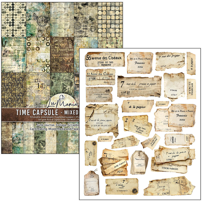 Ciao Bella MIXED MEDIA BOOK TIME CAPSULE A4 MAXI