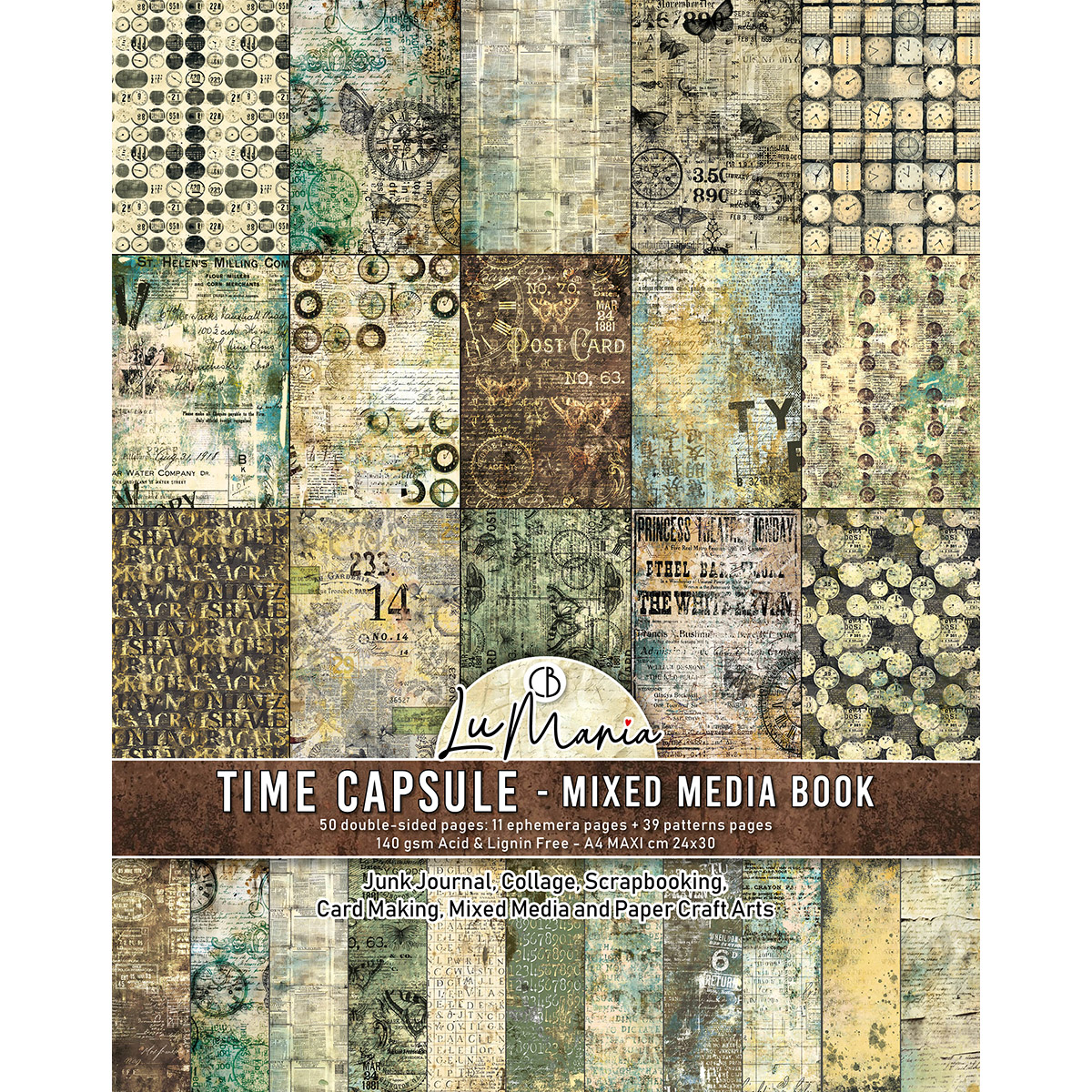 Ciao Bella MIXED MEDIA BOOK TIME CAPSULE A4 MAXI
