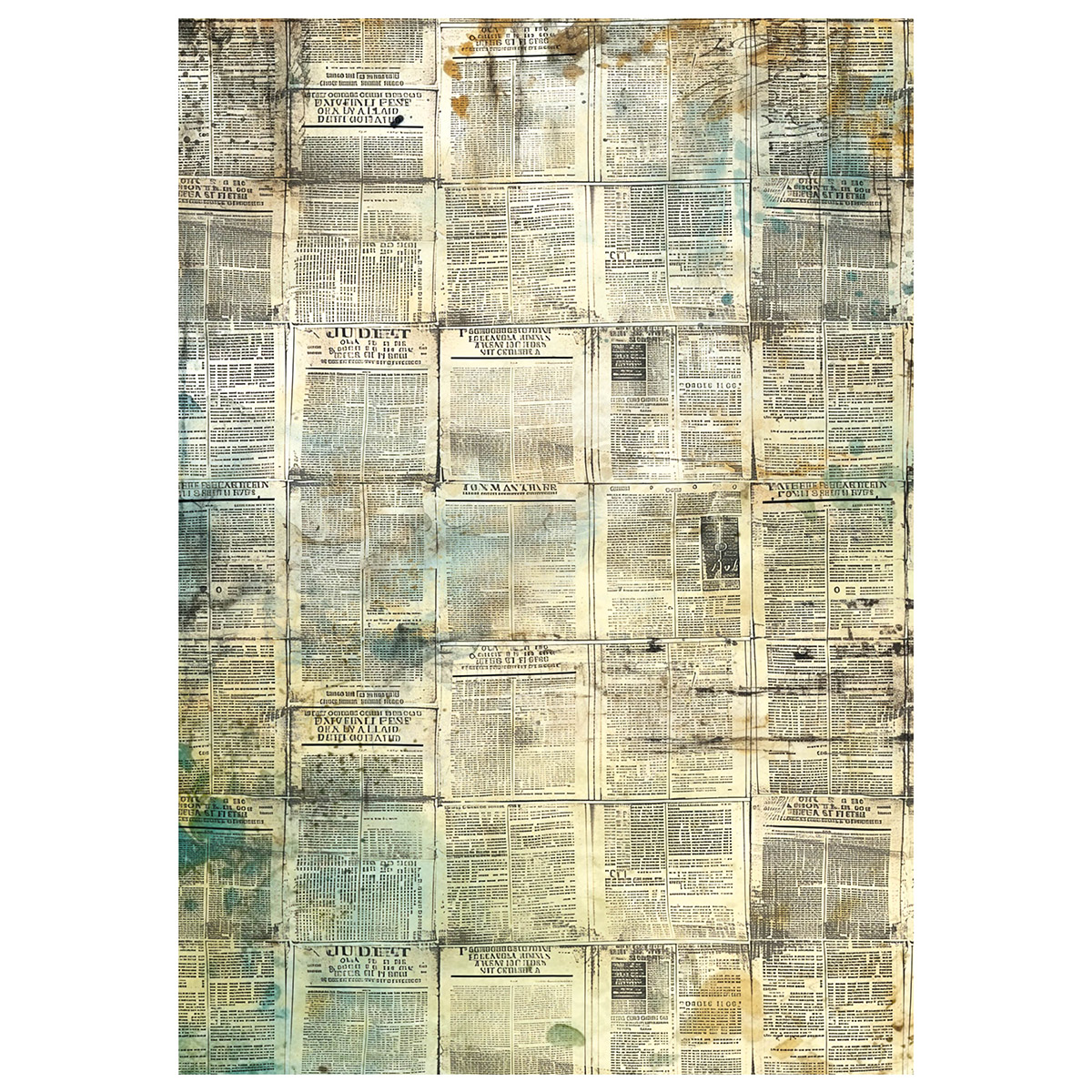 Ciao Bella MIXED MEDIA RICE PAPER A4 SET 4/PKG TIME CAPSULE