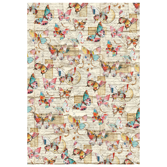 Ciao Bella MIXED MEDIA RICE PAPER A4 SET 4/PKG QUINTESSENTIAL