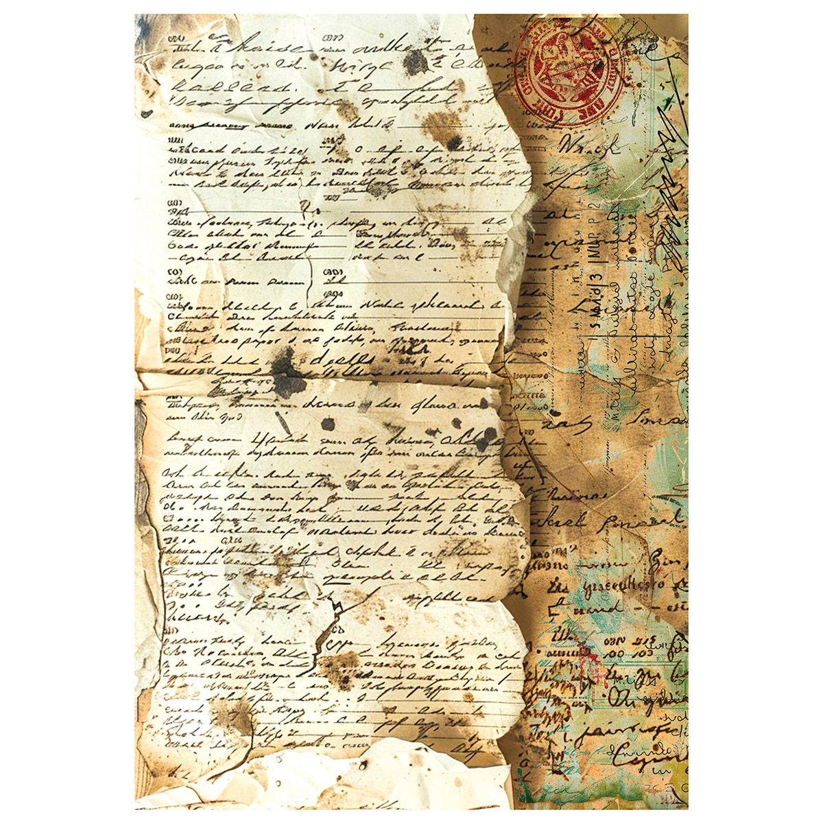 Ciao Bella MIXED MEDIA RICE PAPER A4 SET 4/PKG JOURNEY AHEAD