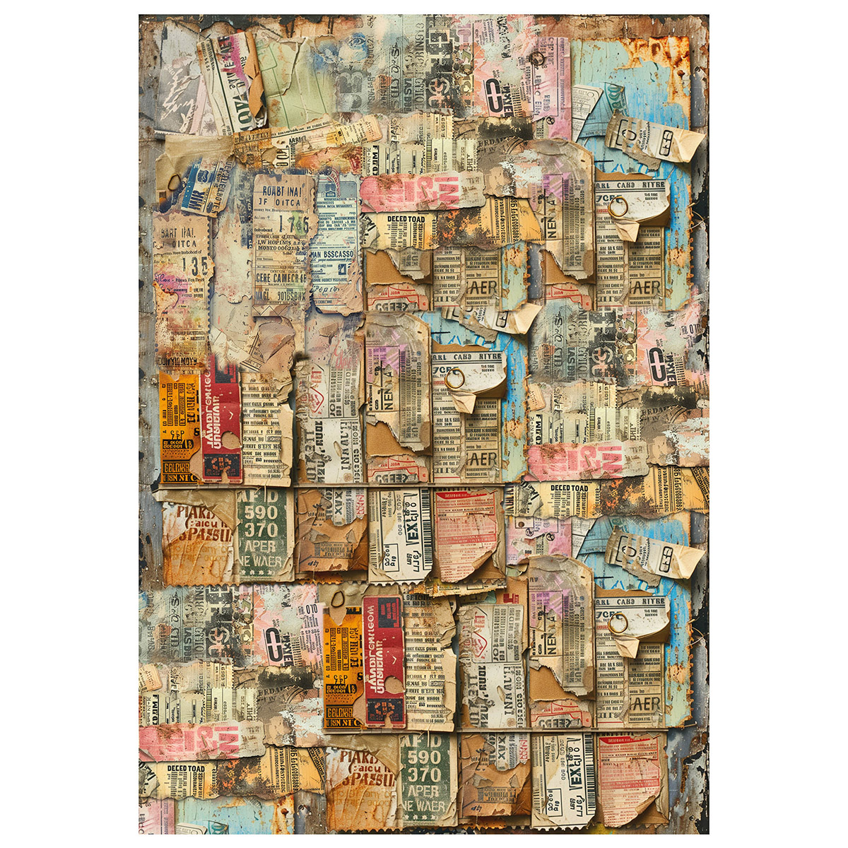 Ciao Bella MIXED MEDIA RICE PAPER A4 SET 4/PKG JOURNEY AHEAD