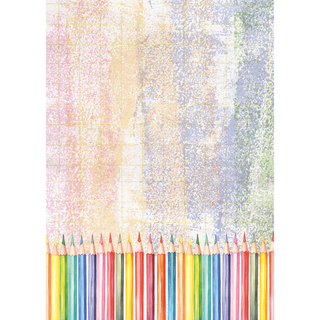 Ciao Bella RICE PAPER A5 MIXED 8/PKG BACK TO SCHOOL