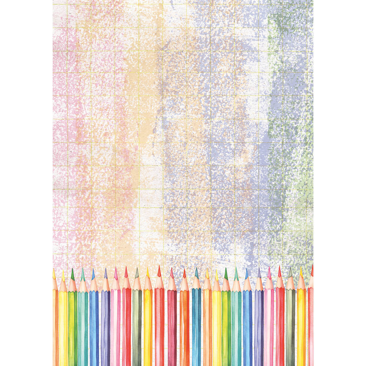 Ciao Bella RICE PAPER A5 MIXED 8/PKG BACK TO SCHOOL
