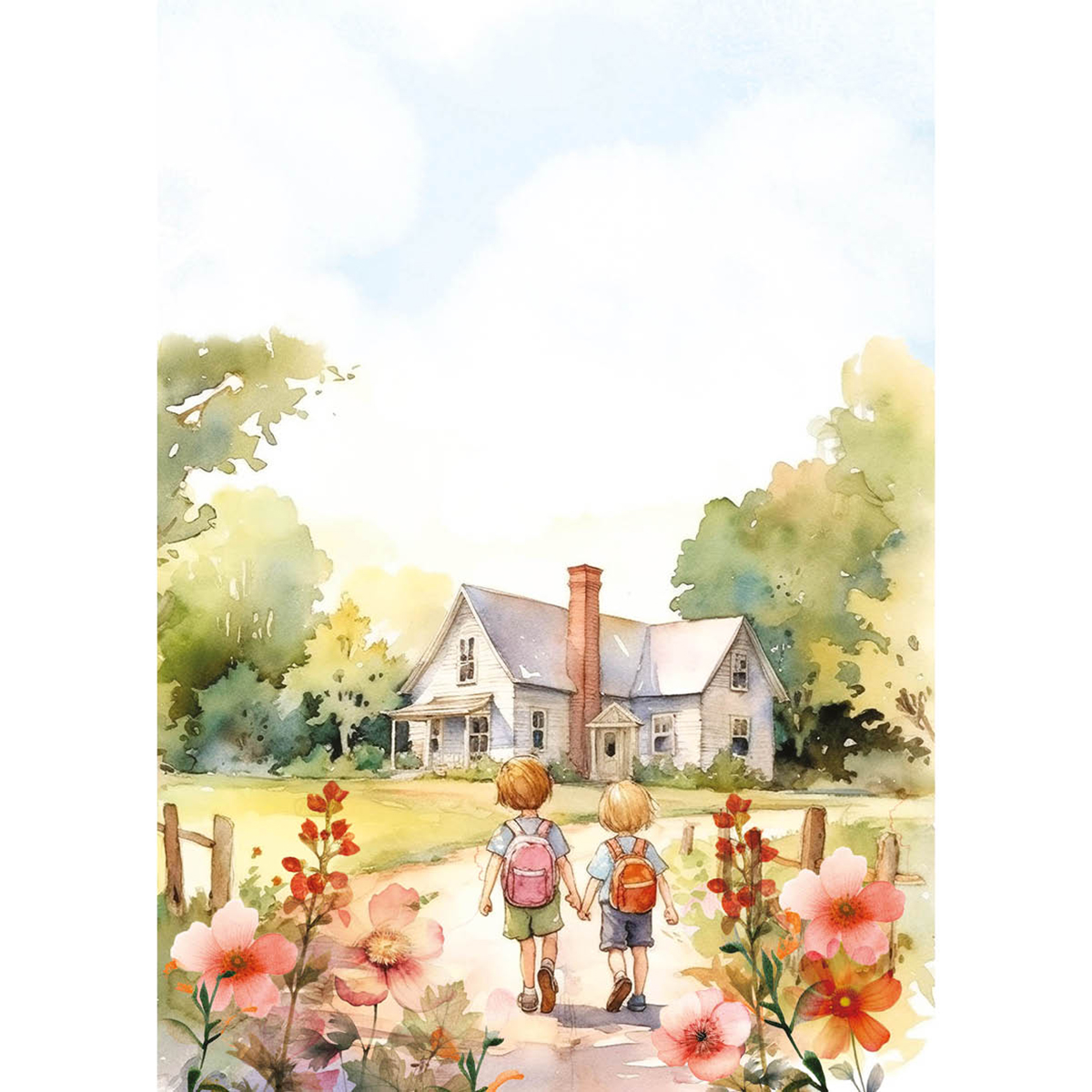 Ciao Bella RICE PAPER A5 MIXED 8/PKG BACK TO SCHOOL