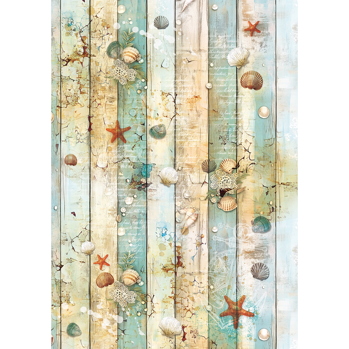 Ciao Bella RICE PAPER A5 MIXED 8/PKG SUMMER DAYS