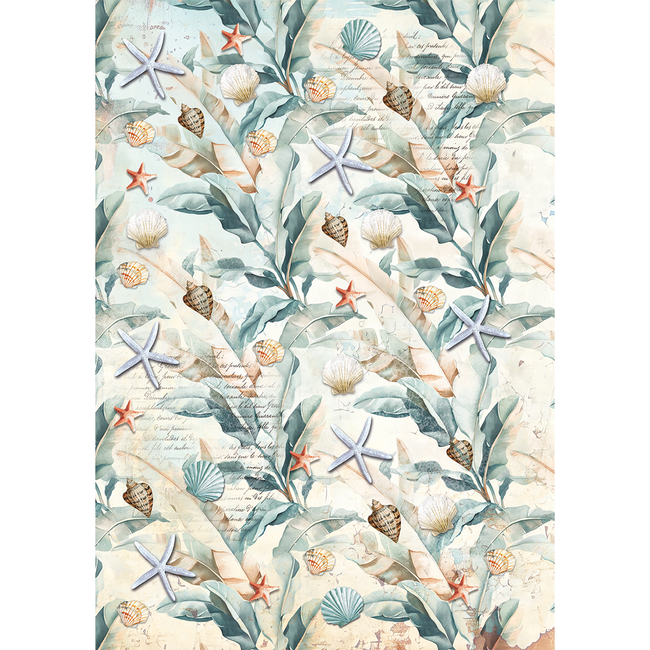 Ciao Bella RICE PAPER A5 MIXED 8/PKG SUMMER DAYS