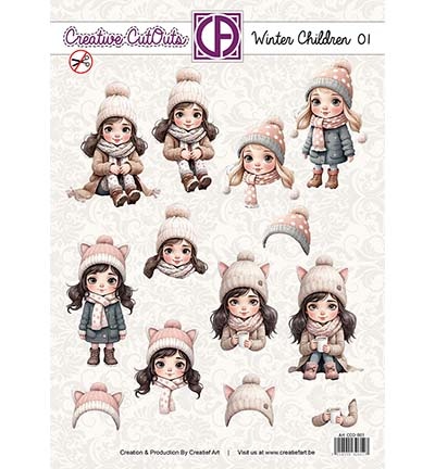 Creatief Art CCO-001 - Winter Children 01