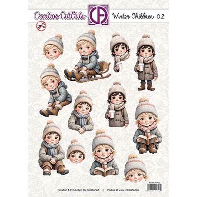 Creatief Art CCO-002 - Winter Children 02