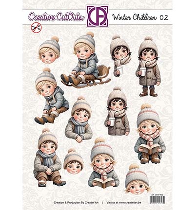Creatief Art CCO-002 - Winter Children 02