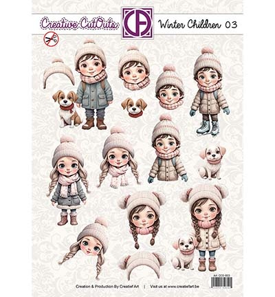 Creatief Art CCO-003 - Winter Children 03