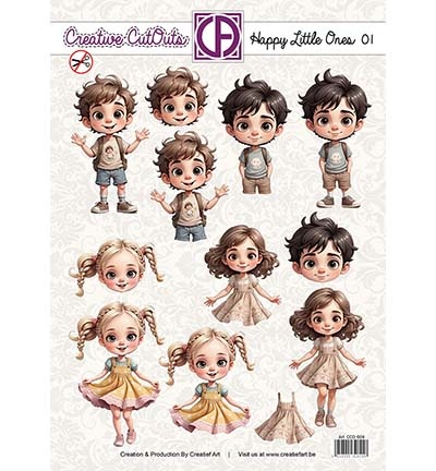 Creatief Art CCO-004 - Happy Little ones 01