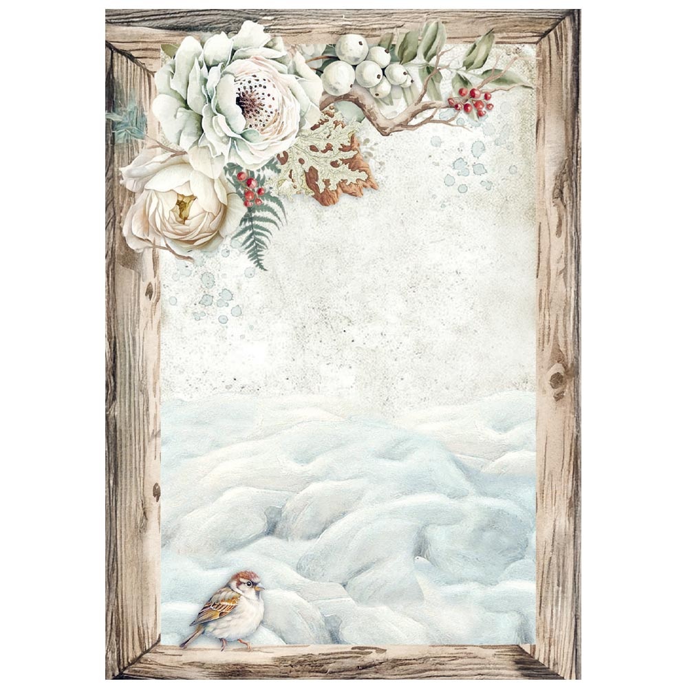 Stamperia Selection 8 Rice paper A6 backgrounds - The Owl's House