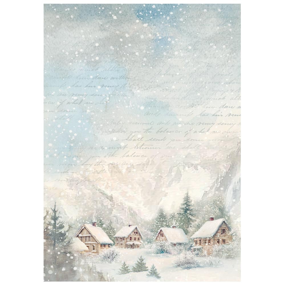 Stamperia Selection 8 Rice paper A6 backgrounds - The Owl's House