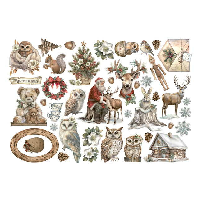 Stamperia Ephemera  - The Owl's House