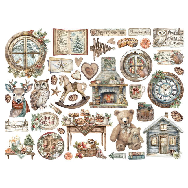 Stamperia Die cuts assorted - The Owl's House