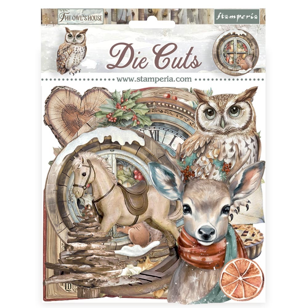 Stamperia Die cuts assorted - The Owl's House