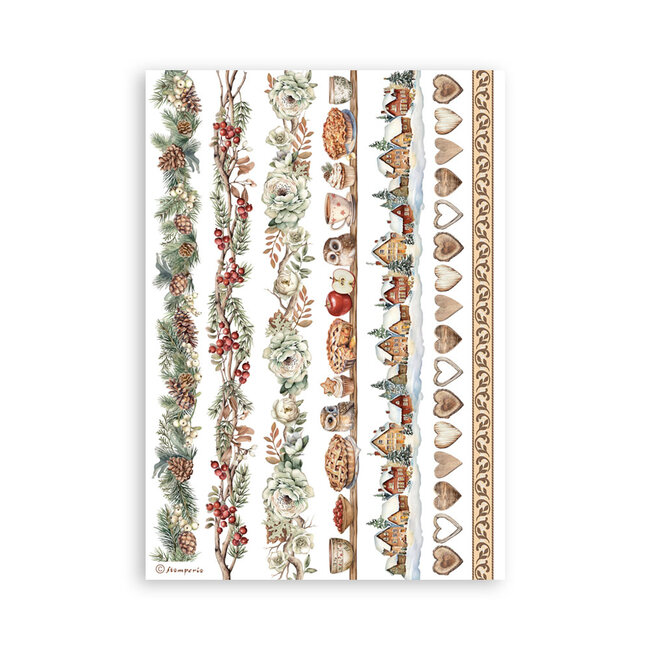 Stamperia Washi pad 8 sheets A5 - The Owl's House