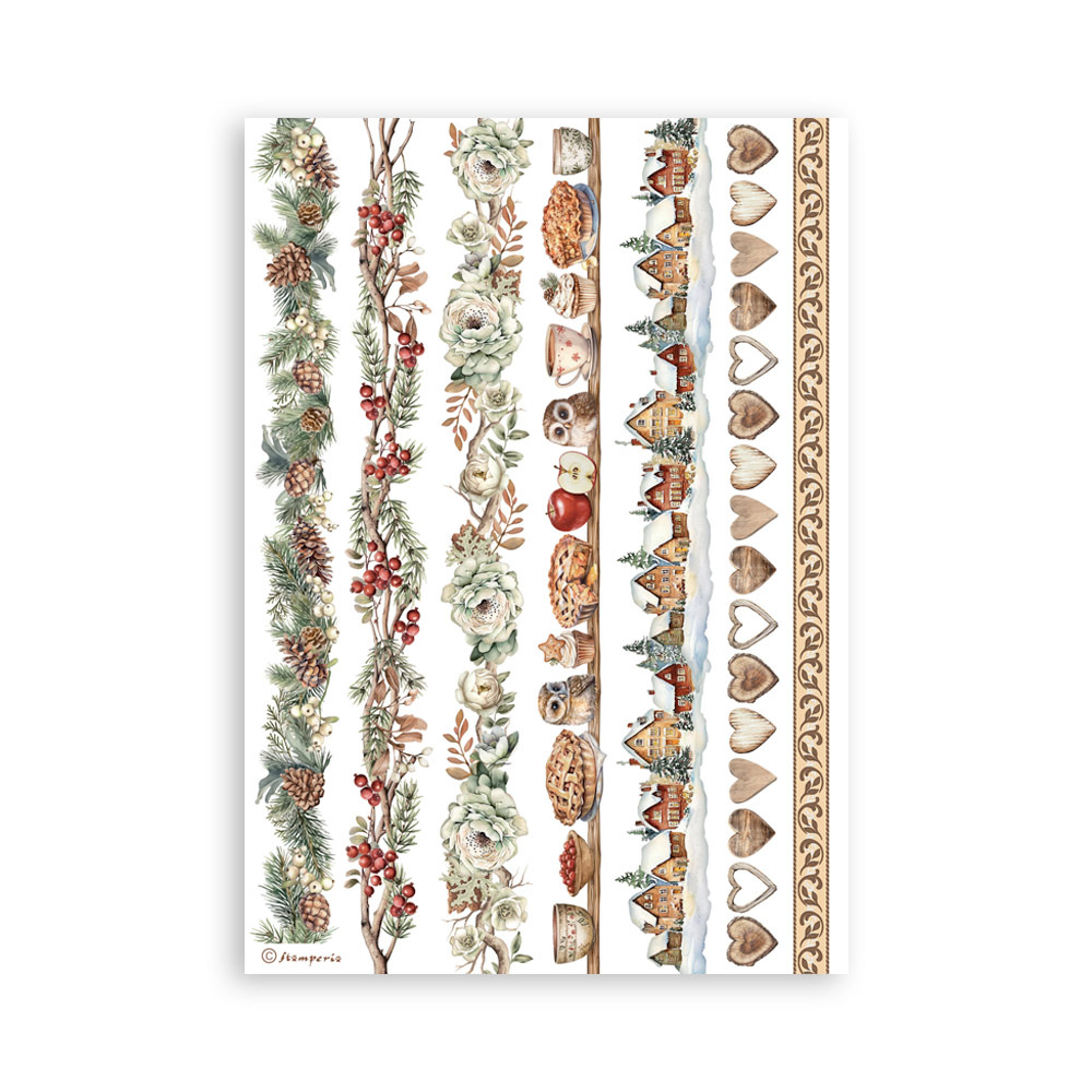 Stamperia Washi pad 8 sheets A5 - The Owl's House