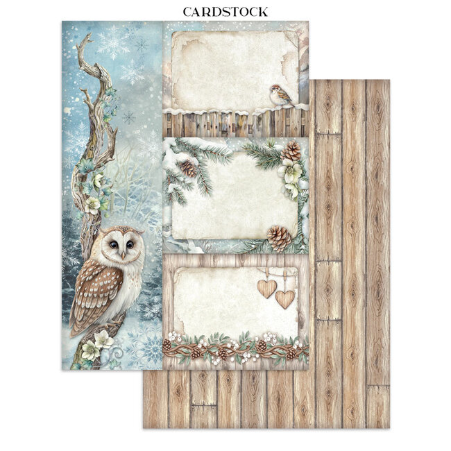 Stamperia Junk journal stickers, cut-outs, backgrounds - The Owl's House
