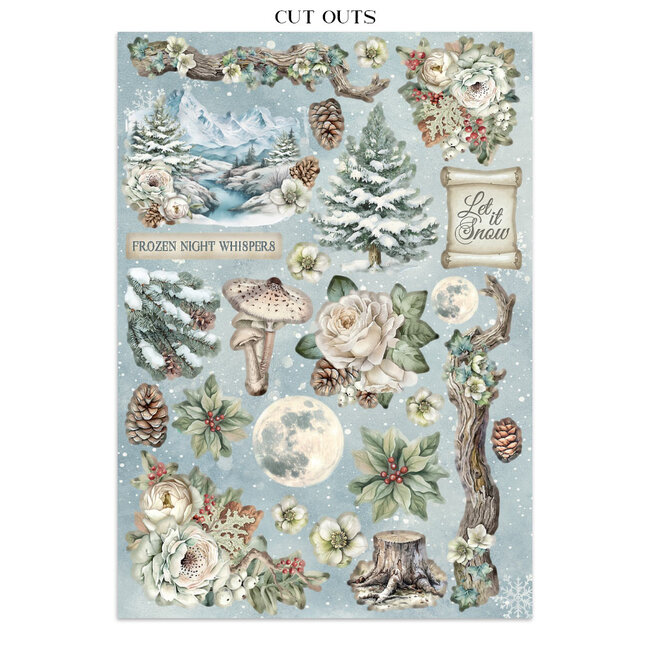 Stamperia Junk journal stickers, cut-outs, backgrounds - The Owl's House