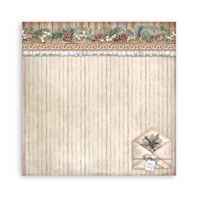 Stamperia Scrapbooking Pad 22 sheets cm 30,5x30,5 (12"x12") Single face - The Owl's House