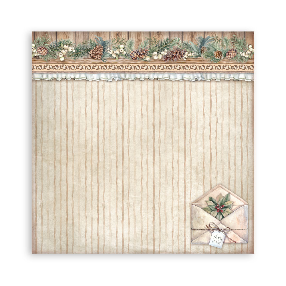 Stamperia Scrapbooking Pad 22 sheets cm 30,5x30,5 (12"x12") Single face - The Owl's House