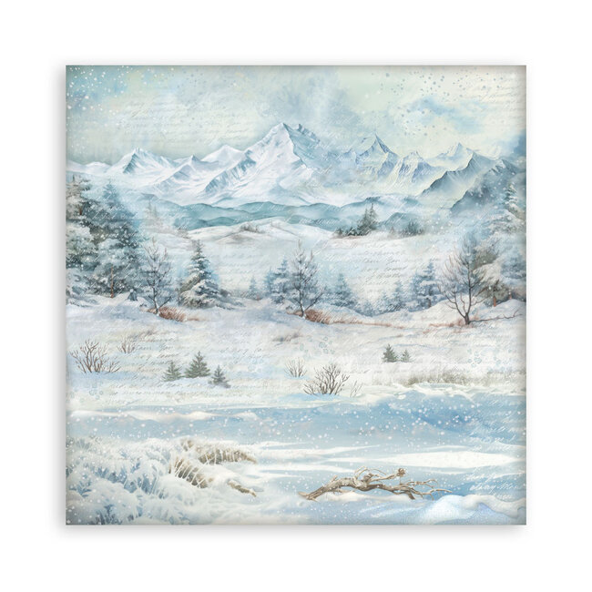 Stamperia Scrapbooking Pad 22 sheets cm 30,5x30,5 (12"x12") Single face - The Owl's House