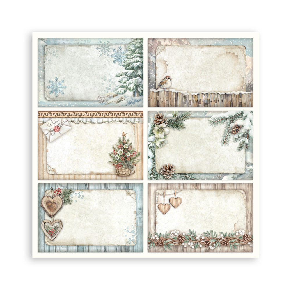 Stamperia Scrapbooking Pad 22 sheets cm 30,5x30,5 (12"x12") Single face - The Owl's House