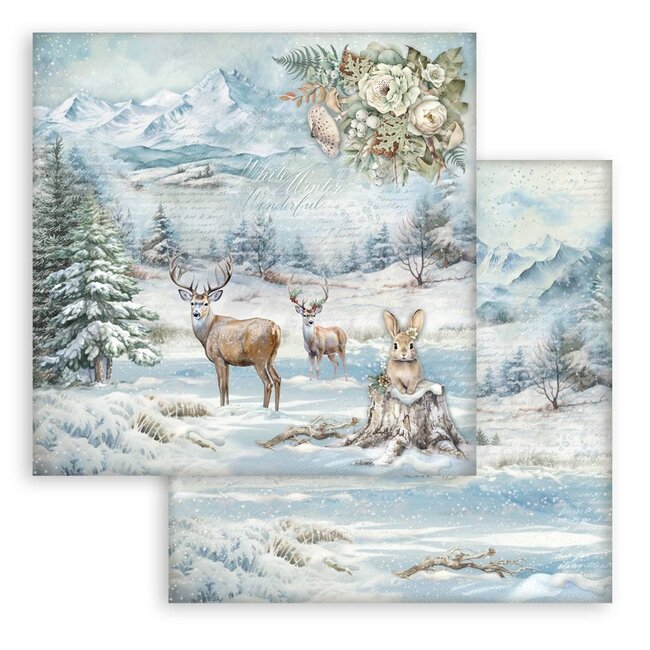 Stamperia Papierblok 20,3x20,3 cm - 10 vellen - The Owl's House