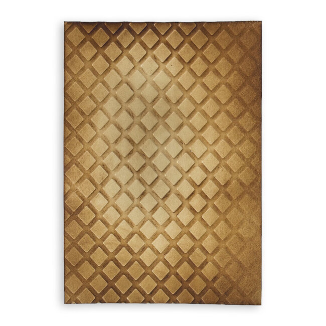 Stamperia 3D Embossing folder Waffle Cone