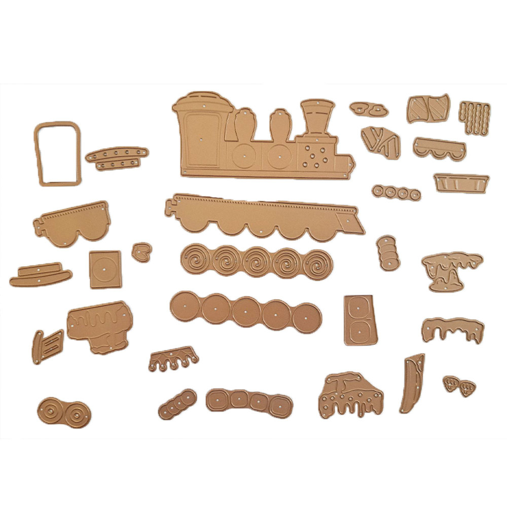 Stamperia Cutting Dies Gingerbread Train