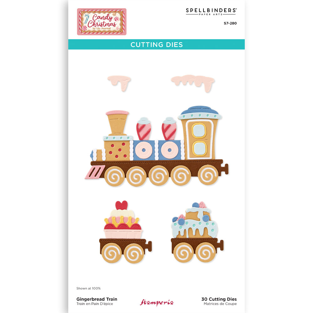 Stamperia Cutting Dies Gingerbread Train