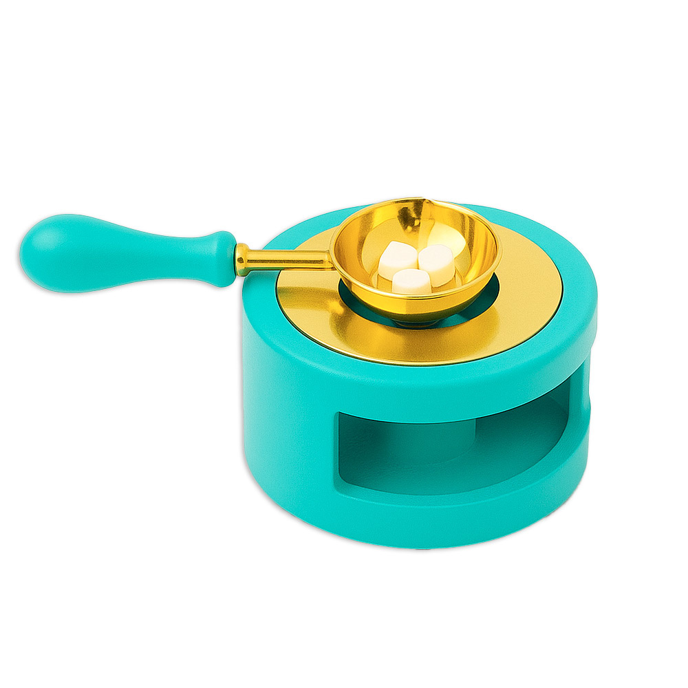 Stamperia Turquoise burner for wax