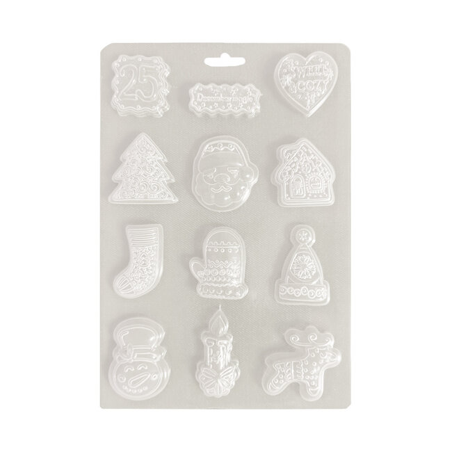 Stamperia Soft Mould A5 - Candy Christmas elements