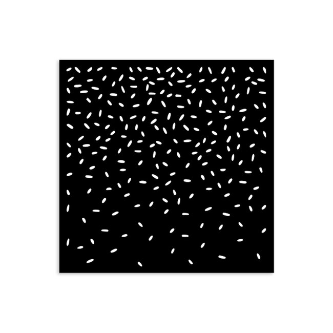 Stamperia Thick stencil cm 12X12 - Candy Christmas dripping  with sugar sparkling