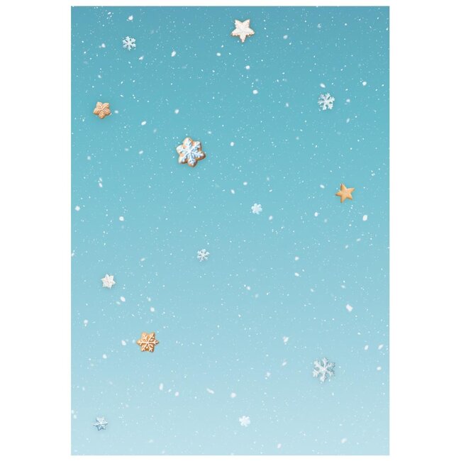 Stamperia Selection 8 Rice paper A6 backgrounds - Candy Christmas