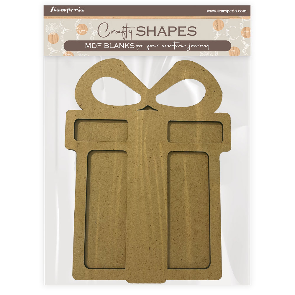 Stamperia Crafty shapes: Candy Christmas gift