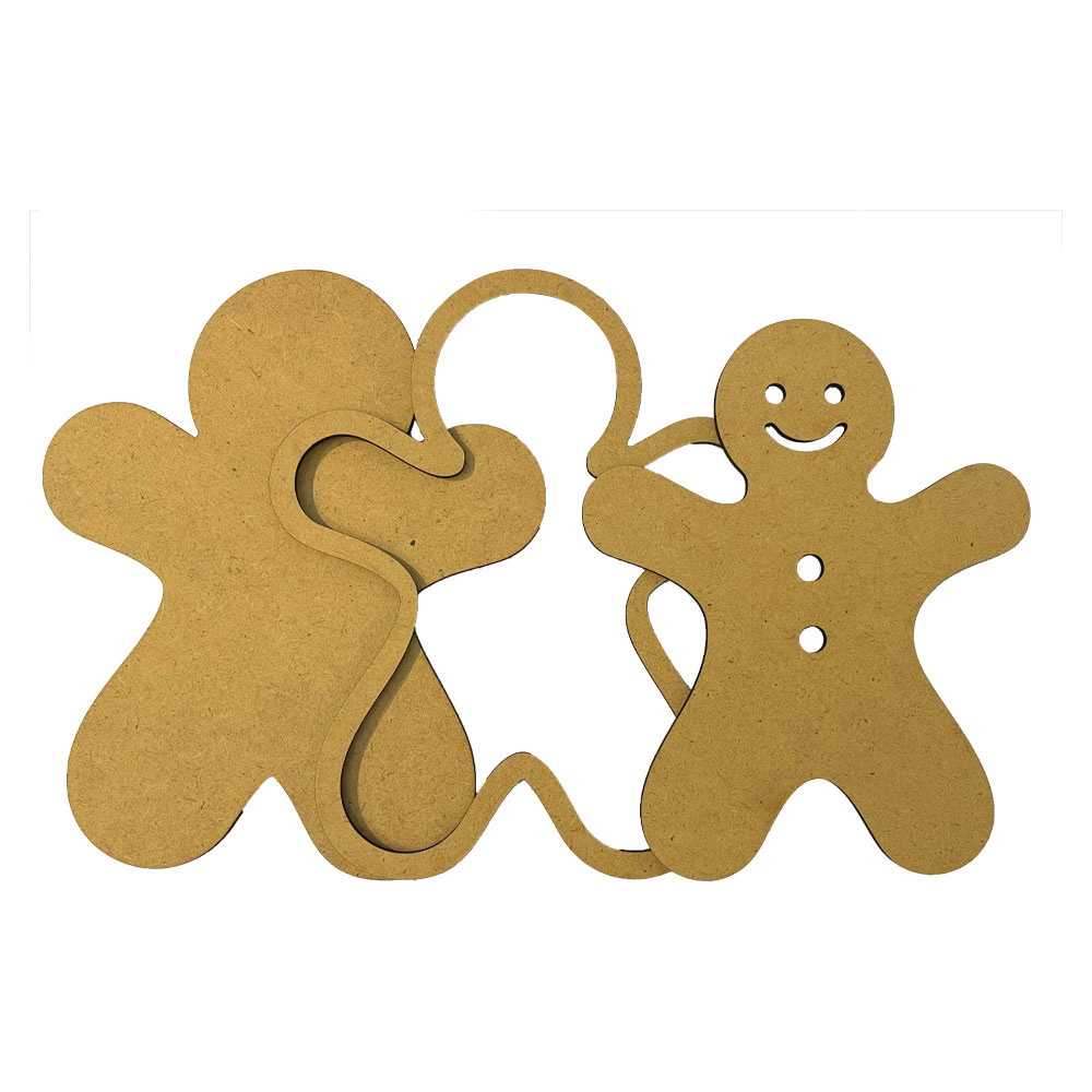 Stamperia Crafty shapes: Candy Christmas gingerbreads