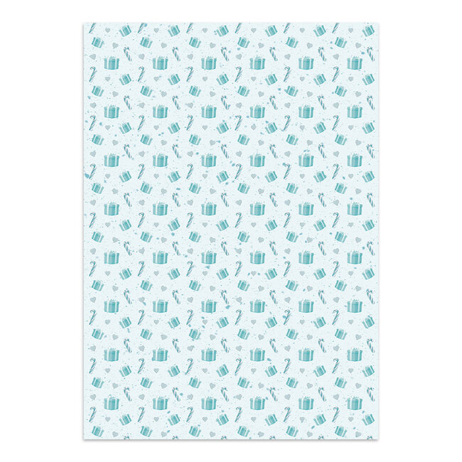 Stamperia Junk journal stickers, cut-outs, backgrounds - Candy Christmas